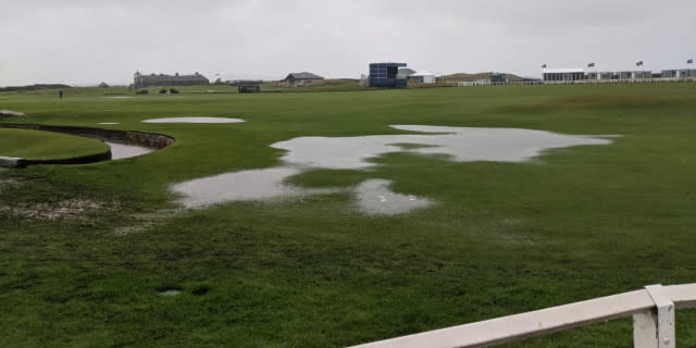 When will golf courses finally dry out?