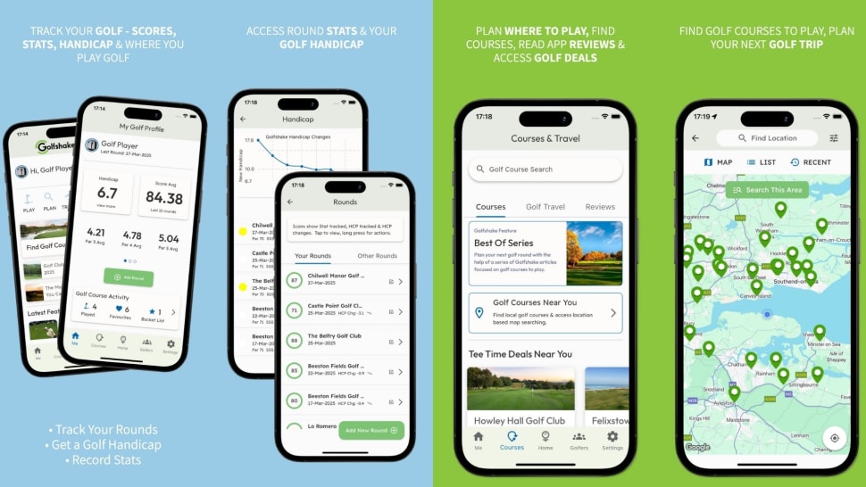 New Golfshake App
