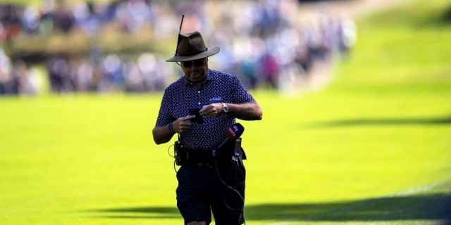 Golf fans vote Wayne Riley as their favourite TV commentator