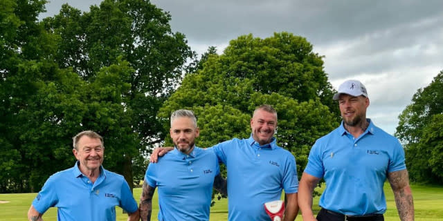 Gladiators Star Takes on The Big Golf Race For Prostate Cancer UK
