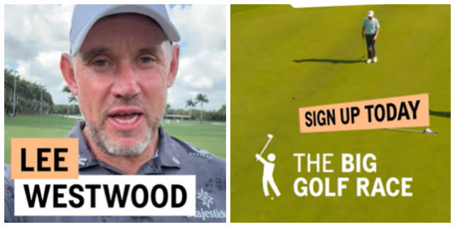 Lee Westwood Leads Call For Golfers to Join Prostate Cancer UK's Big Golf Race