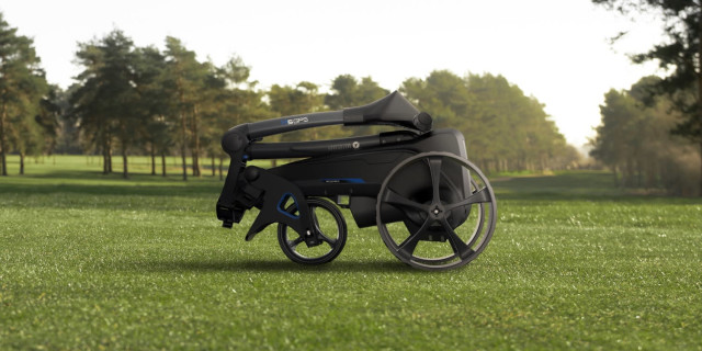 Motocaddy Reveals New Electric Trolleys For 2024   2024 M5 GPS Folded Side Lifestyle Nf32ri 