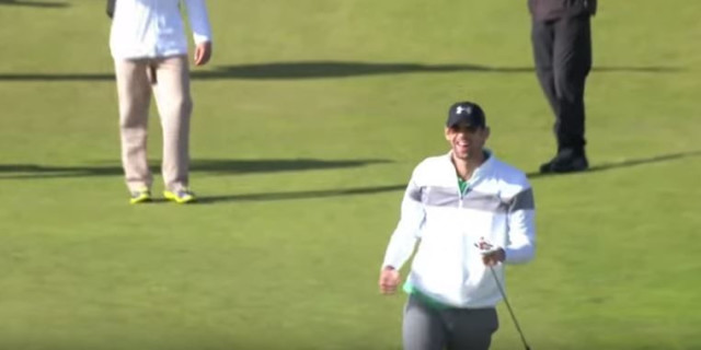 Michael Phelps' 159ft Putt at the Dunhill Links
