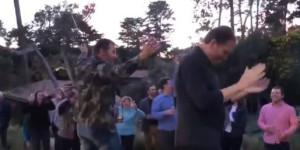 Nick Faldo Makes Hole in One at Jim Nantz's House