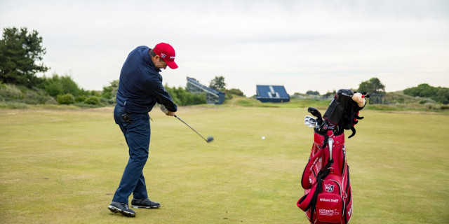 Padraig Harrington Replicates Famous Birkdale Shot