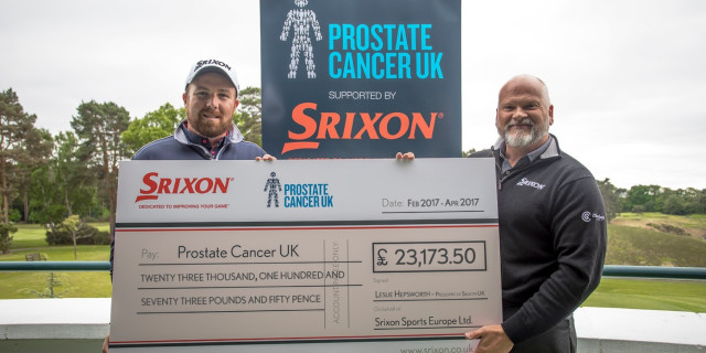 Srixon Presents Cheque to Prostate Cancer UK after Z Star Sales