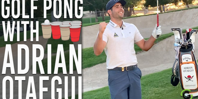 Golf Pong With Adrian Otaegui
