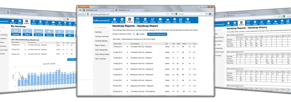 Golf Handicap Online