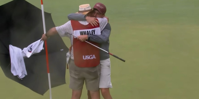 Andy Whaley describes experience of caddying for son Jack's US Amateur triumph