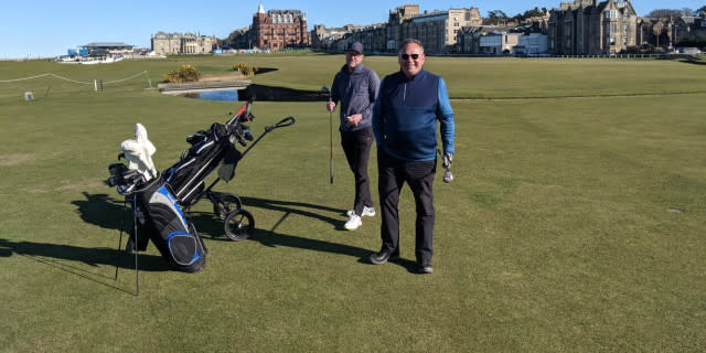 My favourite kind of people to play golf with