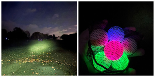 Playing Night Golf