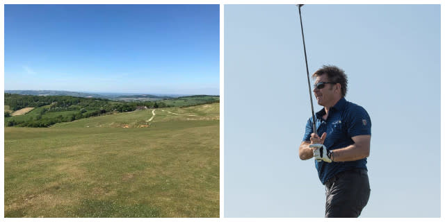 Sir Nick Faldo Supports Campaign to Save Cleeve Hill