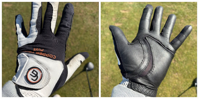 Coppertech Plus Elite Grip Roo Leather Golf Glove