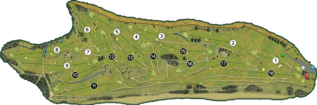 Hunstanton Golf Course Map