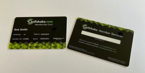 Golfshake Member Card