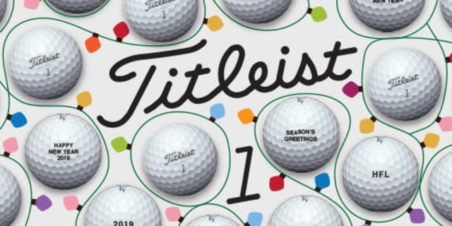 Titleist Launches Free Golf Ball Personalisation for Christmas
