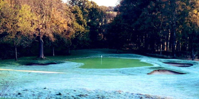 Golf Course in Winter