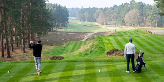 Golf pre-shot routine