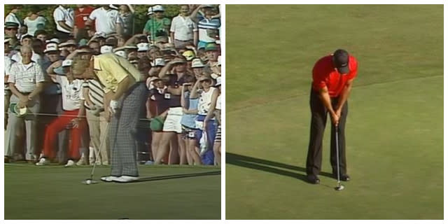Jack Nicklaus vs Tiger Woods - Their Greatest Clutch Putts