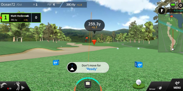 PhiGolf mobile and home smart golf game simulator 2020 Stroke game