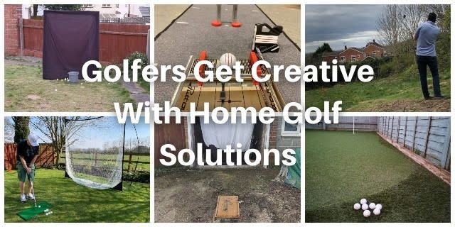 Golfers Get Creative With Home Golf Solutions