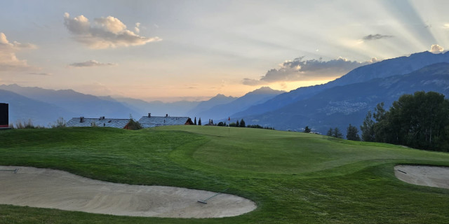 Crans Sur Sierre Landscape