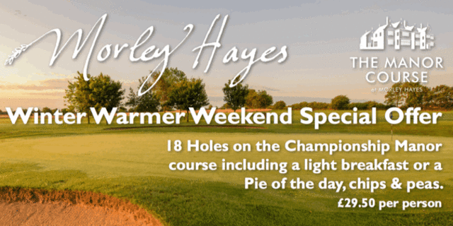 Morley Hayes Winter Warmer Weekend Special Offer