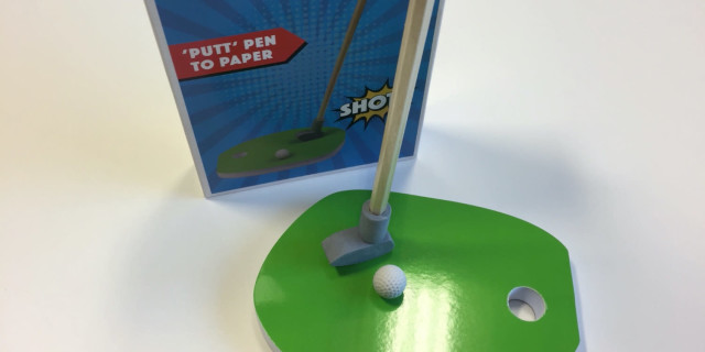 Golf Putt Pen to Paper