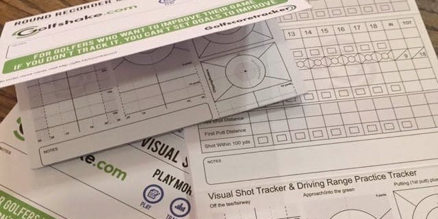 Golf Stat Tracking Cards