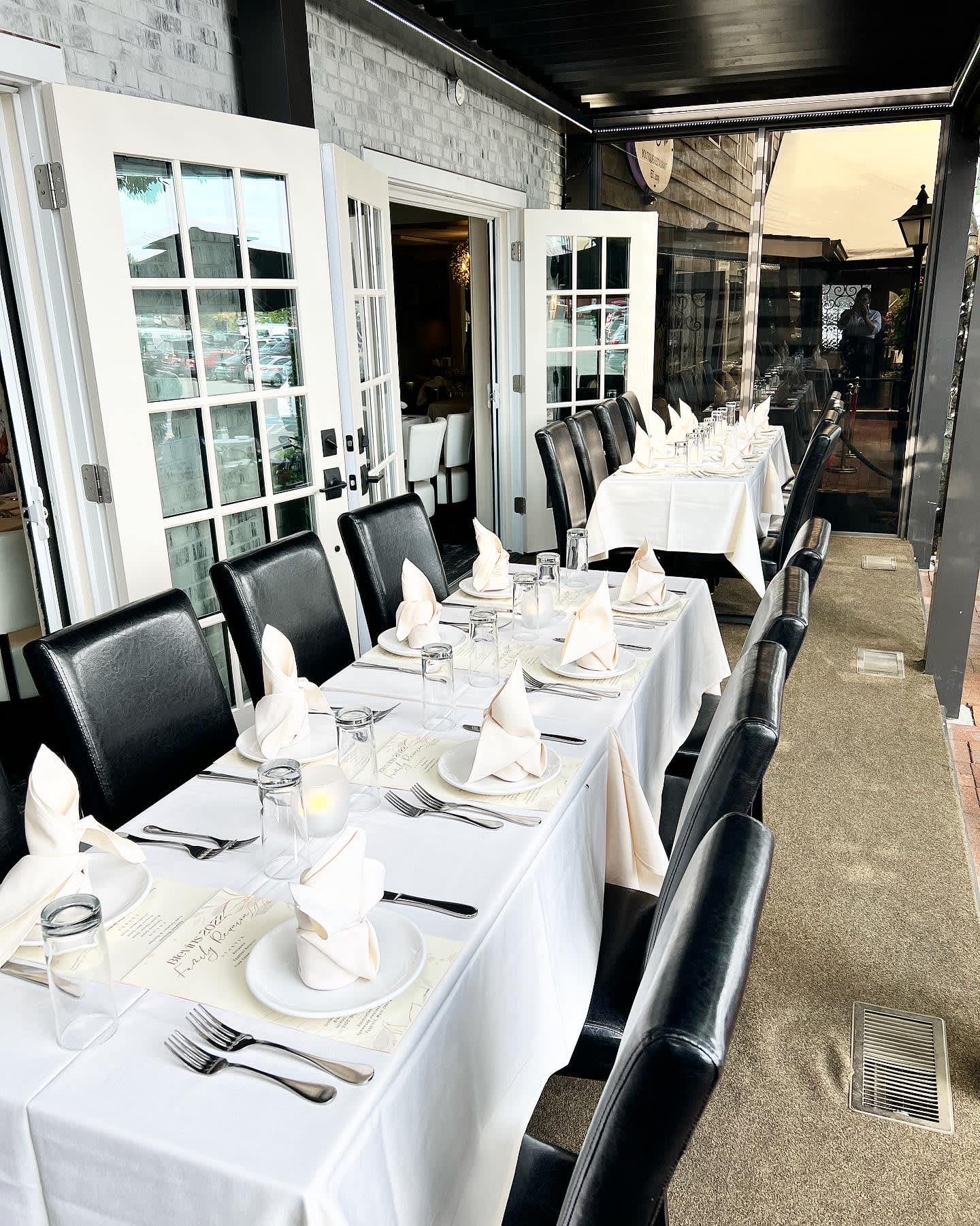 Outdoor Seating Available During Summer