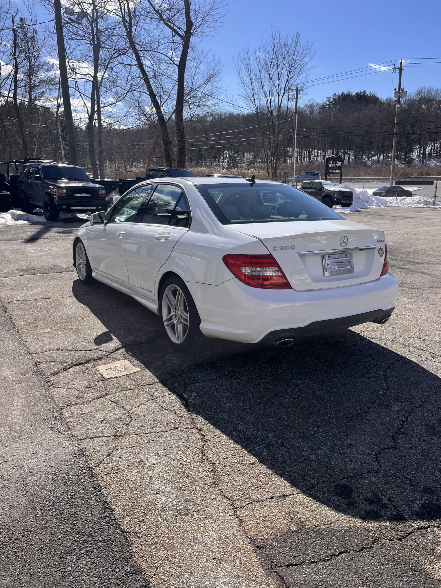 NEW ARRIVAL!! 2013 Mercedes Benz c300 4matic!! Sport package!! ONLY 71,400 miles! Won’t find a cleaner one. Navigation, Heated Leather Seats, Back up Camera, AWD AND MUCH MORE!!! Won’t last at ONLY $11,900
