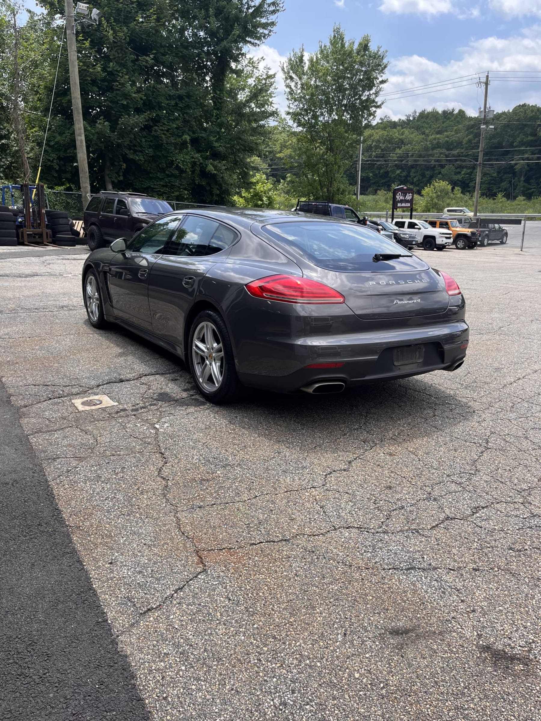 NEW ARRIVAL!! 2015 Porsche Panamera 4!! AWD! One Owner! Clean Carfax! Loaded with Navigation, Heated and Cooled Seats, Heated Rear seats, 19” wheels, Front and Rear park assist, Premium Package, Bose sound system and much much more! Original window sticker was $93,700! Won’t last at Only $25,900!!