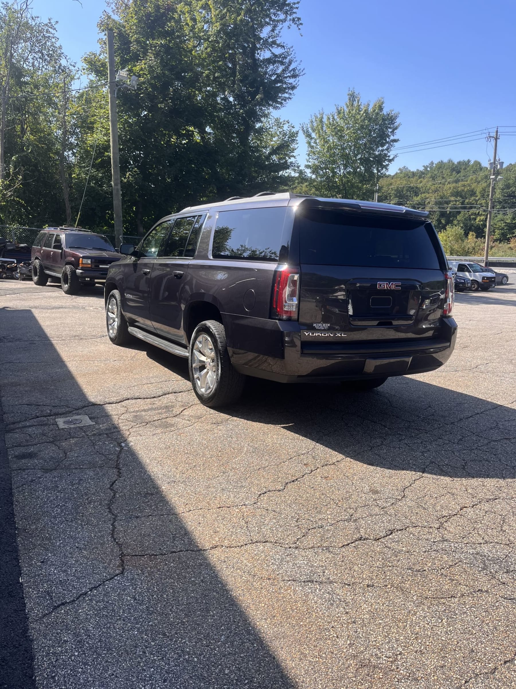 NEW ARRIVAL!! 2016 GMC YUKON SLT!! One owner car with a perfect carfax! Loaded with 20” wheels, navigation, backup camera, remote start, heated and cooled front seats, heated second row captain chairs, third row, moonroof, all the safety options and much much more! New transmission from GMC dealer at 121k miles! Runs and drives like new! 158k miles! Priced well below retail at $16,900!!
