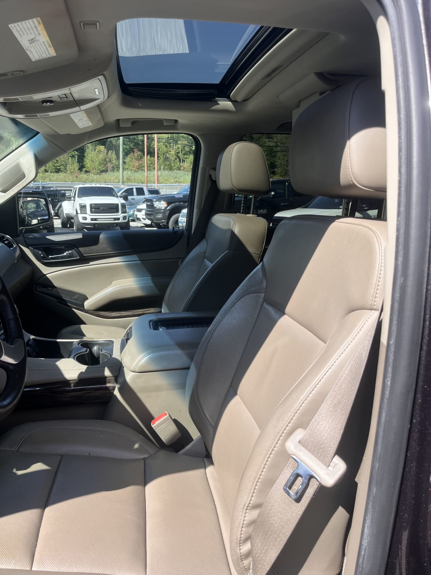 NEW ARRIVAL!! 2016 GMC YUKON SLT!! One owner car with a perfect carfax! Loaded with 20” wheels, navigation, backup camera, remote start, heated and cooled front seats, heated second row captain chairs, third row, moonroof, all the safety options and much much more! New transmission from GMC dealer at 121k miles! Runs and drives like new! 158k miles! Priced well below retail at $16,900!!