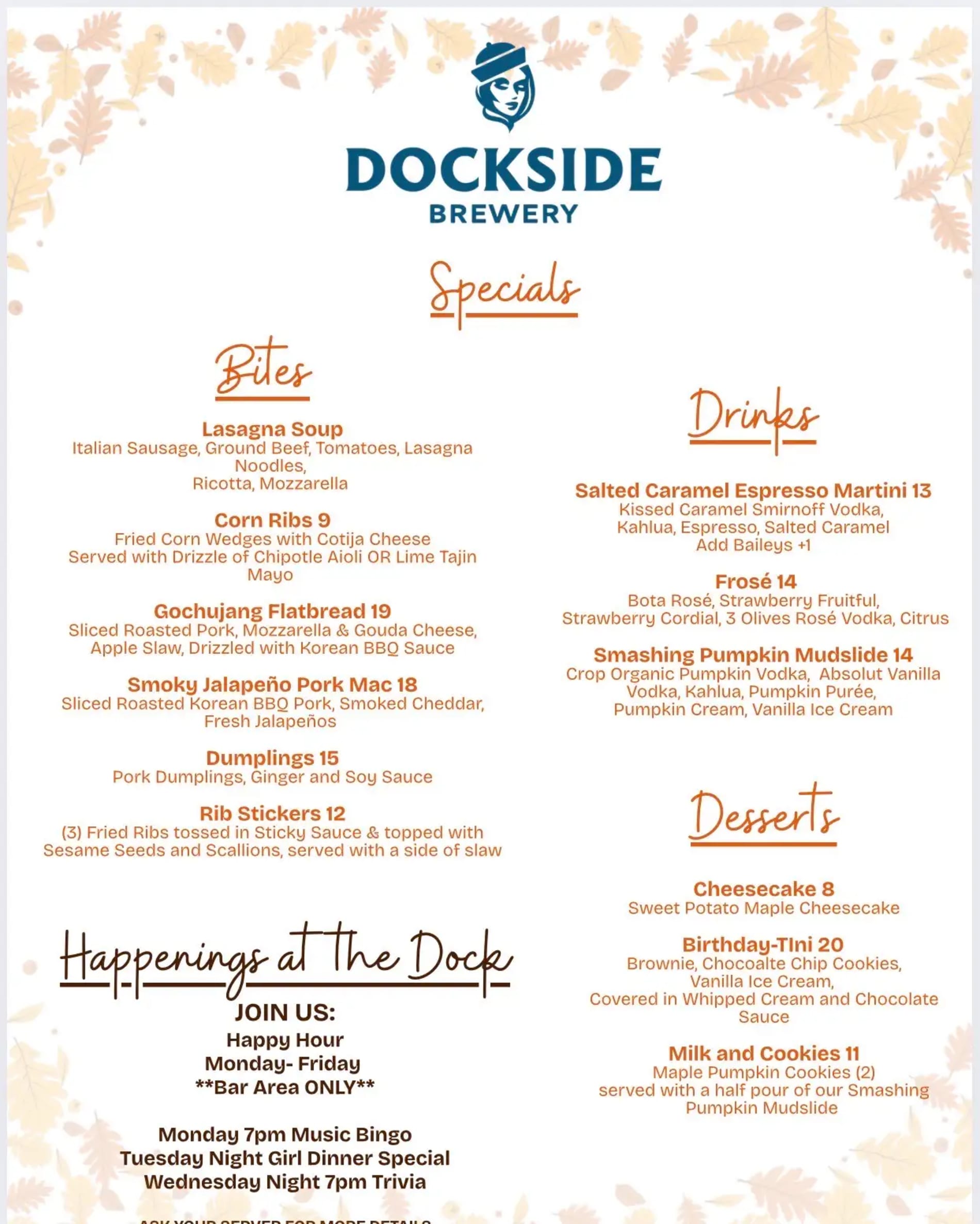 The Dockside Lineup