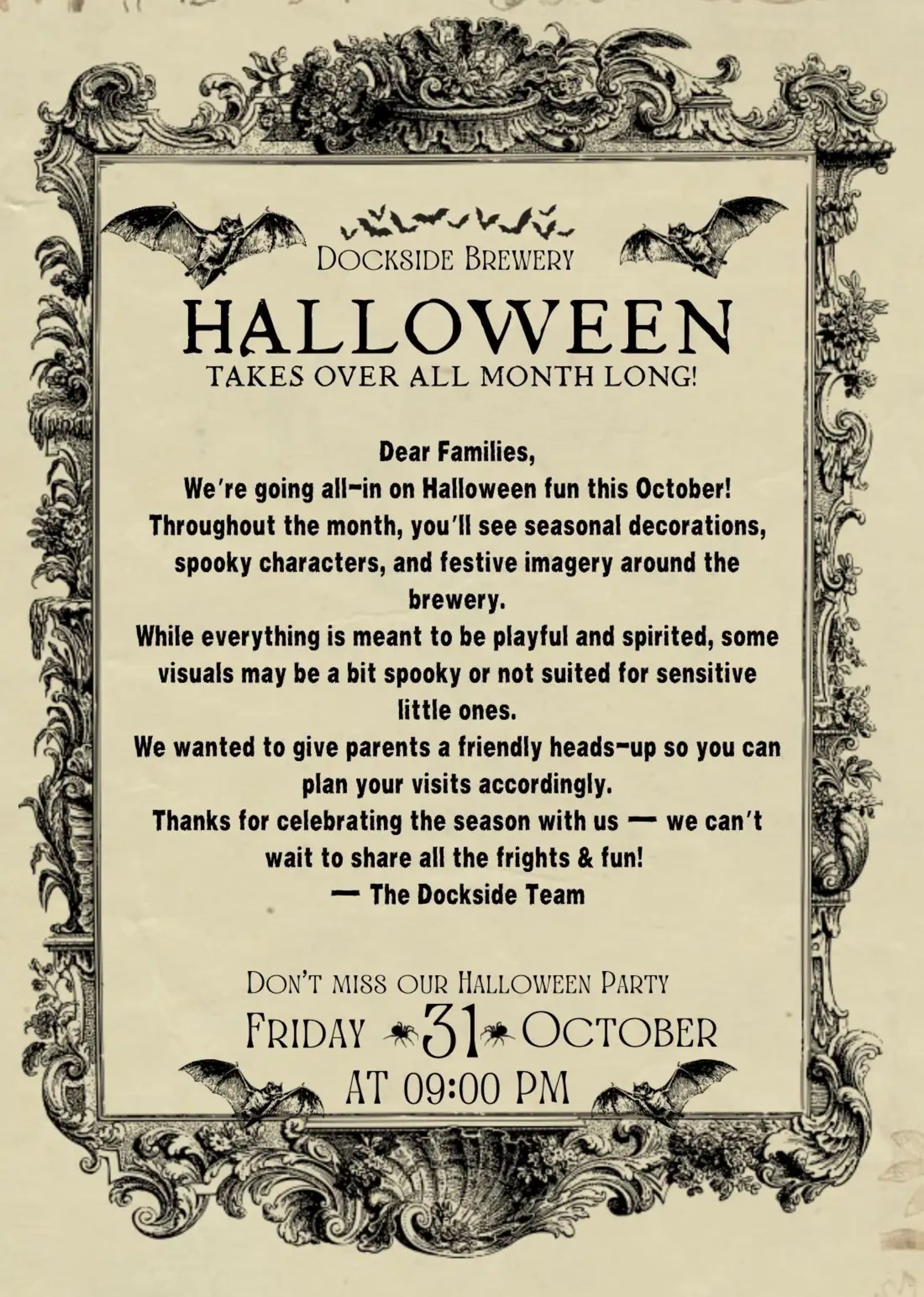 Halloween Fun All Month!