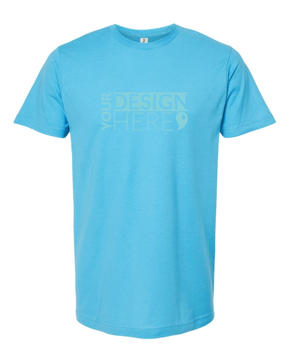 Tultex Unisex Tee (202) in Aqua