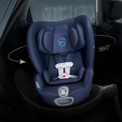 CYBEX Sirona S with SensorSafe, Convertible Car Seat, 360° Rotating Seat,  Rear-Facing or Forward-Facing Car Seat, Easy Installation, SensorSafe Chest