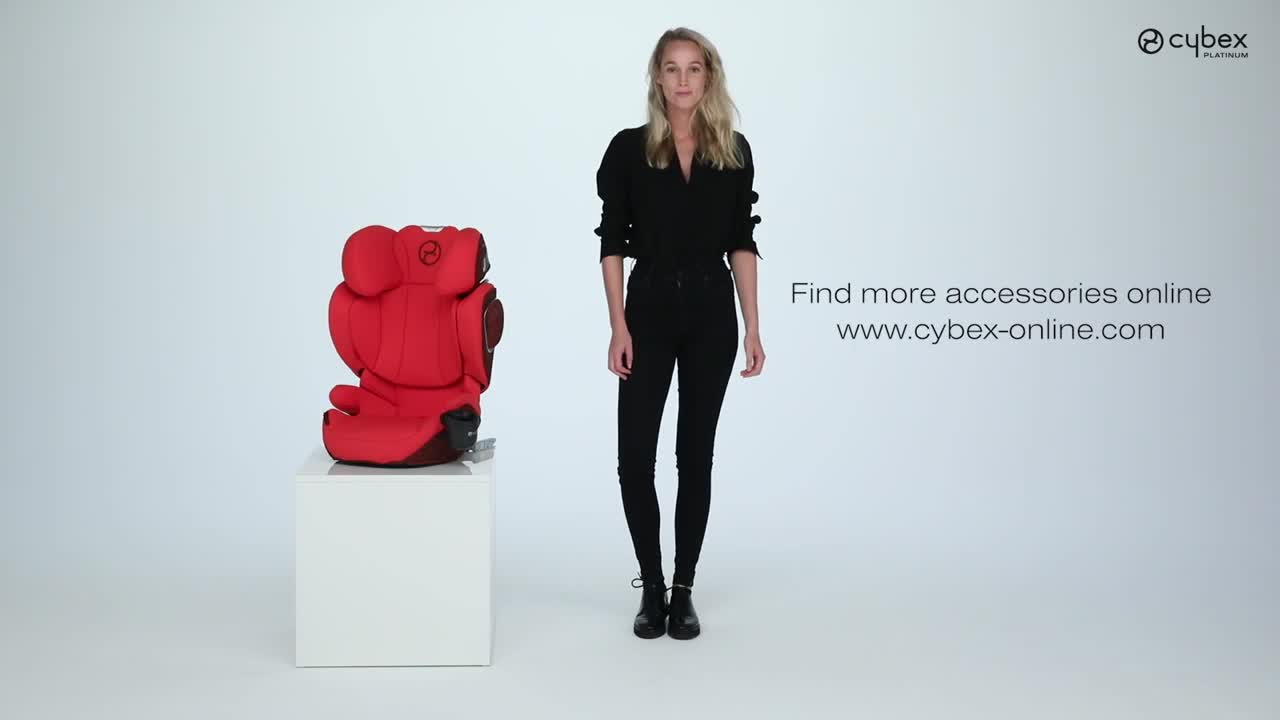 cybex Solution Z-Fix ブラック UN R44-04 Cybex Solution Z-Fix Booster Car Seat - Stardust Black