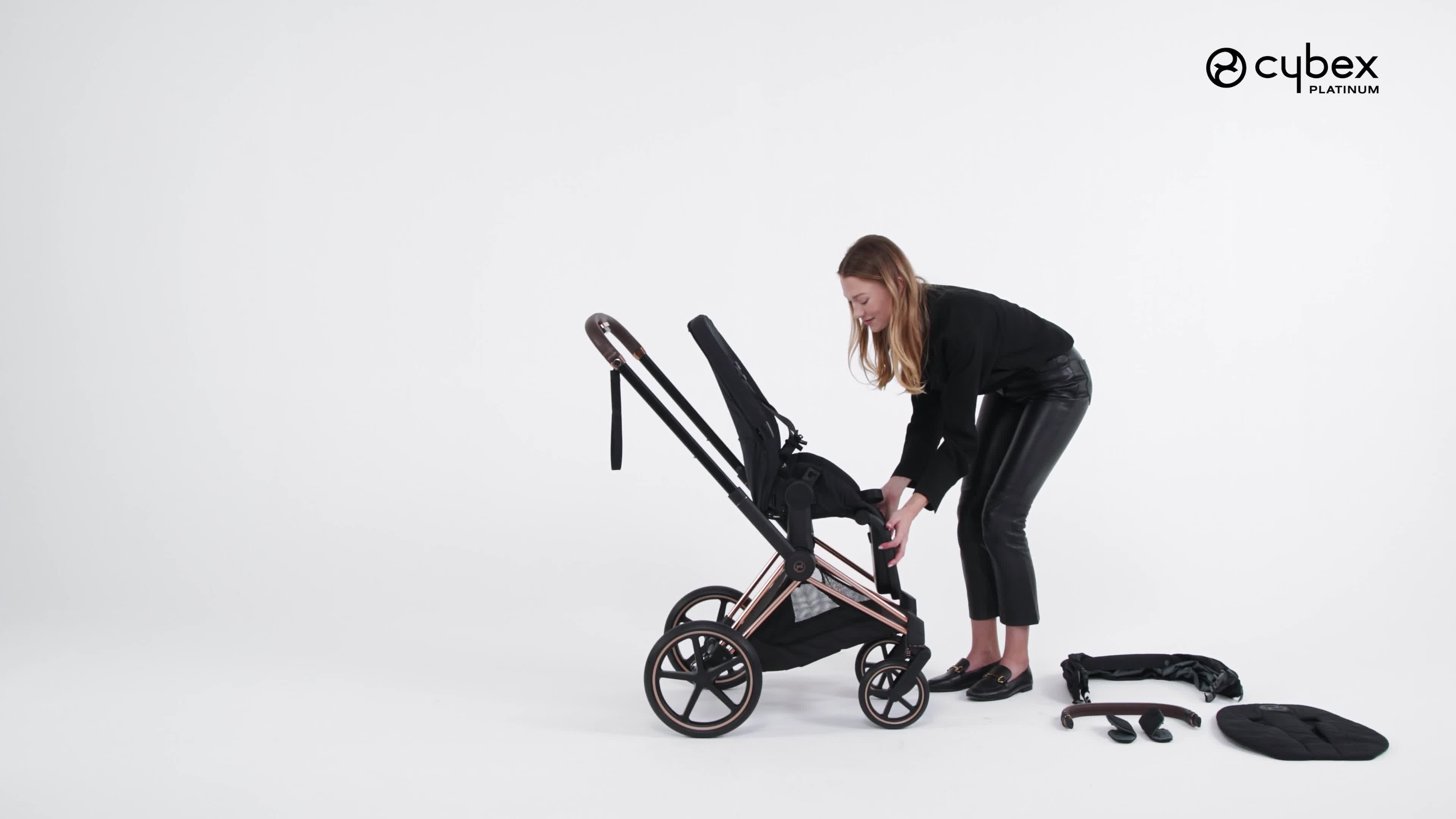 Châssis Poussette Cybex Priam - Chrome Black (2023) - Univers Poussette