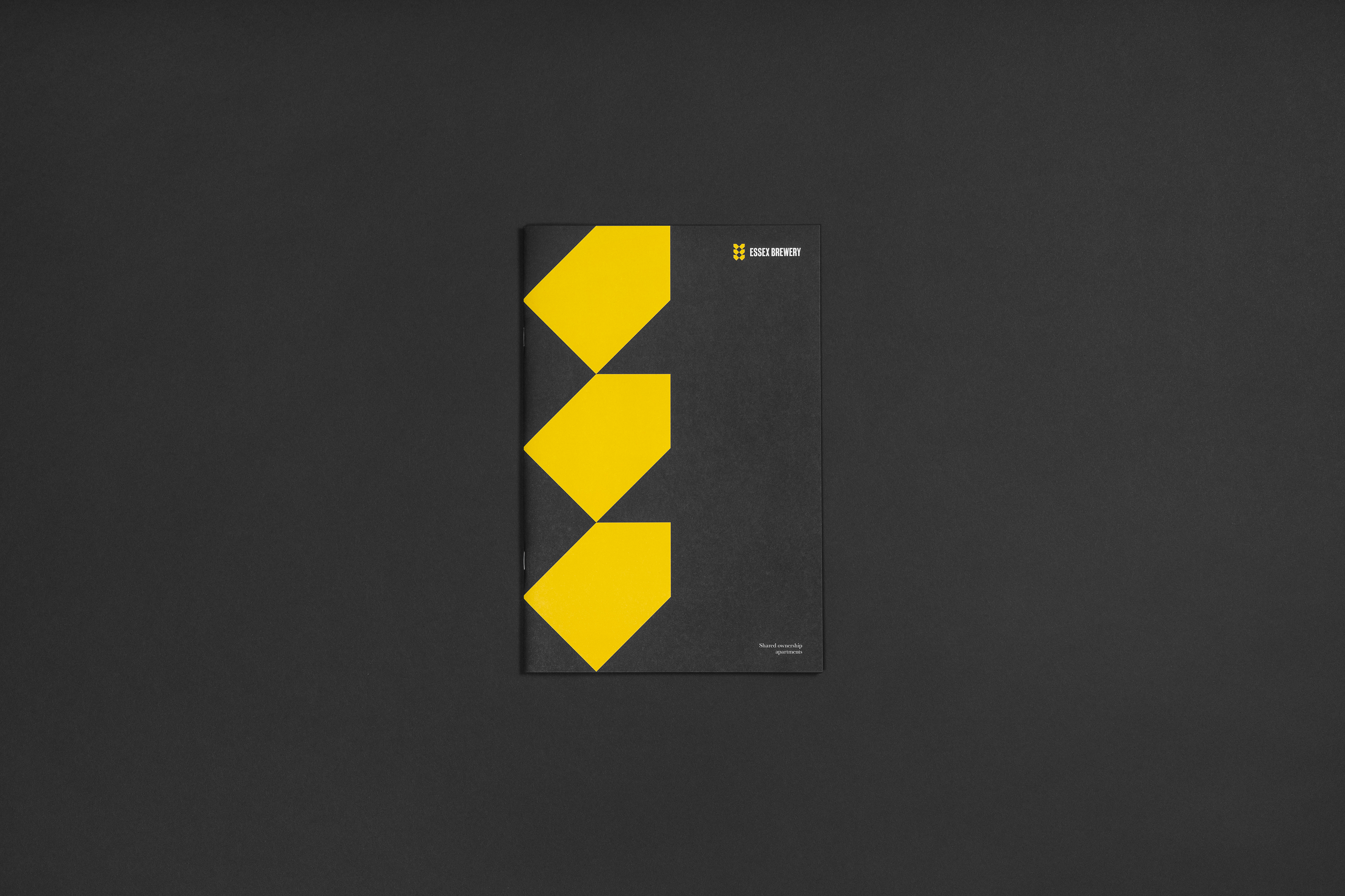 Front cover design for the Essex Brewery brochure