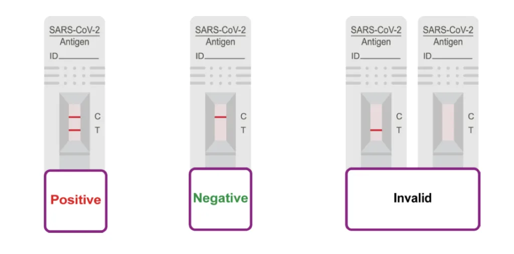 meaning of lidl antigen test results