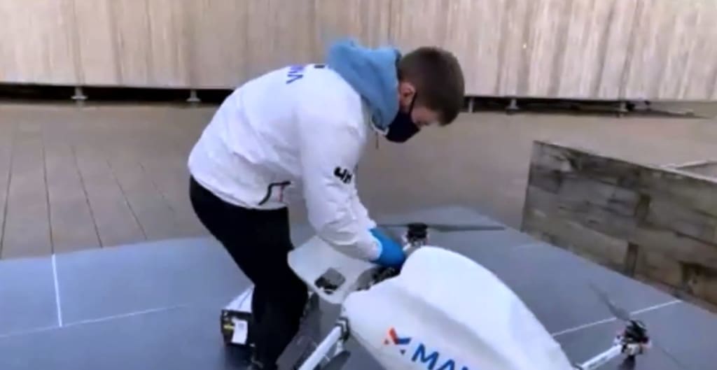 manna drone delivery web summit