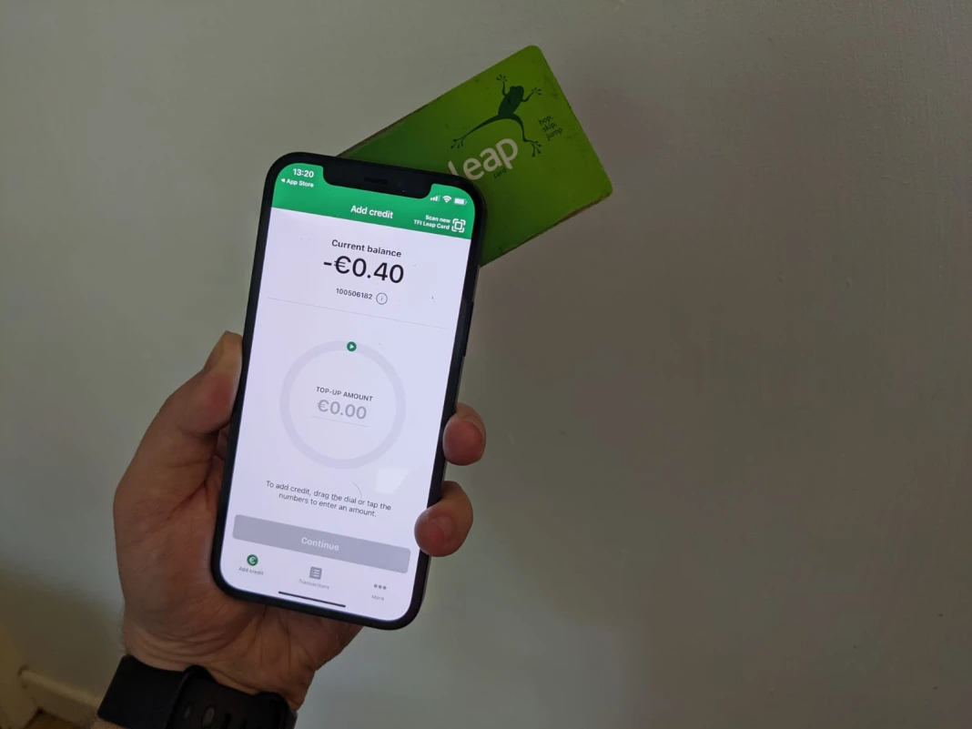 topping up leap card with iphone topping up leap card with iphone