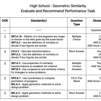 Geometric Similarity - Performance Task