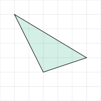 Aire d'un triangle ou d'un quadrilatère représenté sur un quadrillage