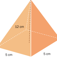 Volumen de una pirámide
