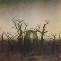 Friedrich, Abbey among Oak Trees
