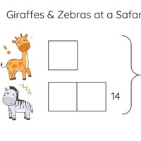 Fractions Bar Models - Thirds