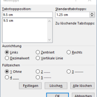 TV116 Tabulatoren - Repetitionsfragen